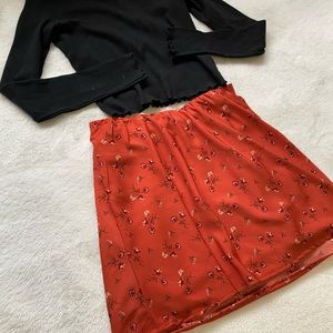 Hollister high waisted skirt
